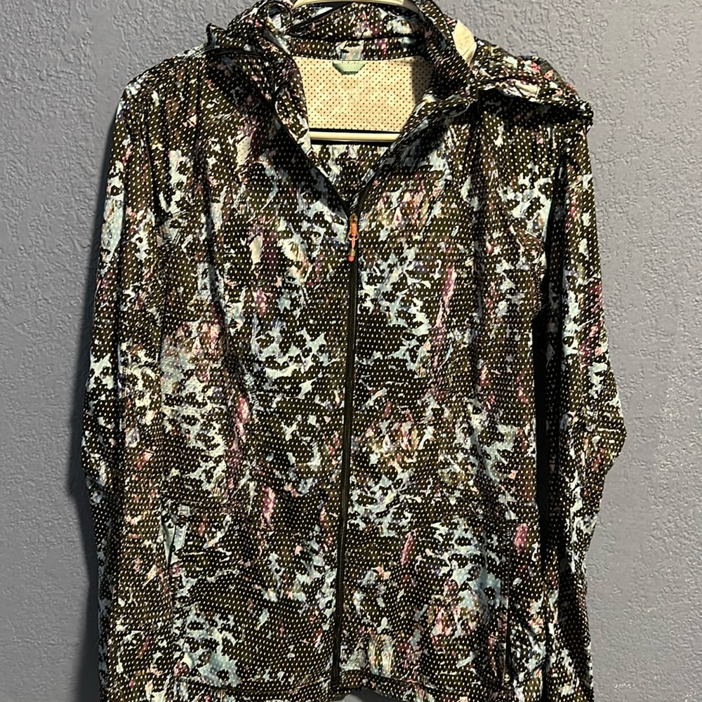 Lululemon, packable rain jacket
